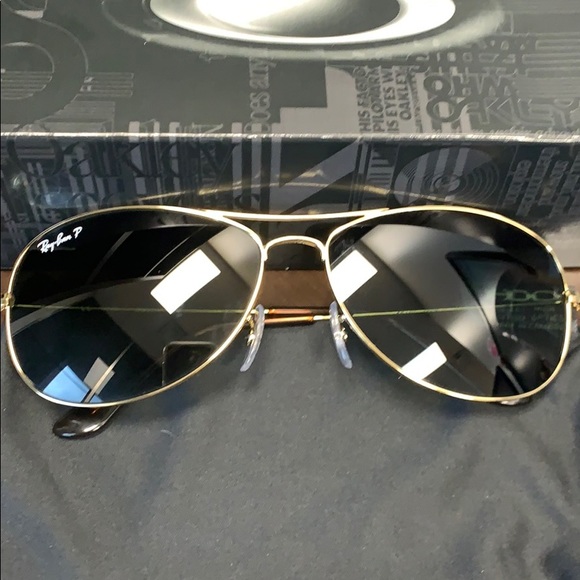 NWOT Ray Ban Polarized Cockpit Aviators
